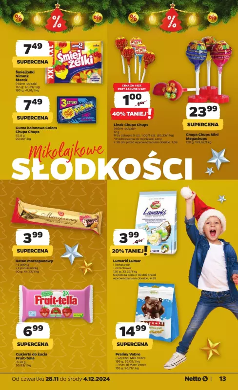 Netto - gazetka promocyjna Gazetka Spożywcza od czwartku od czwartku 28.11 do środy 04.12 - strona 13