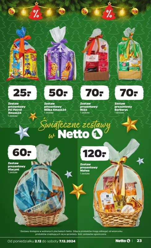 Netto - gazetka promocyjna Gazetka Spożywcza od poniedziałku 02.12 do soboty 07.12 - strona 24