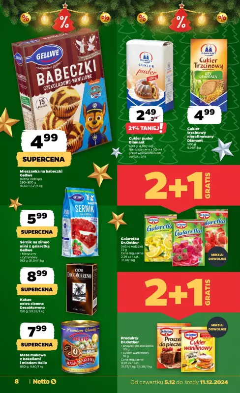 Netto - gazetka promocyjna Gazetka Spożywcza od czwartku od czwartku 05.12 do środy 11.12 - strona 8