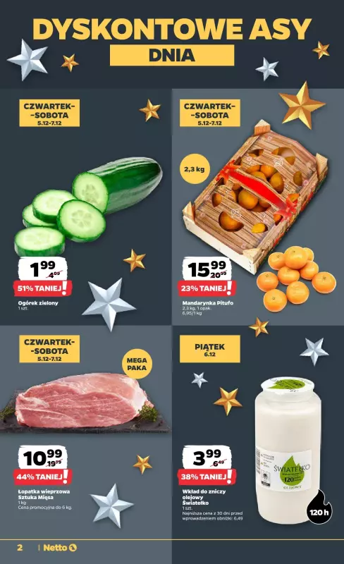 Netto - gazetka promocyjna Gazetka Spożywcza od czwartku od czwartku 05.12 do środy 11.12 - strona 2