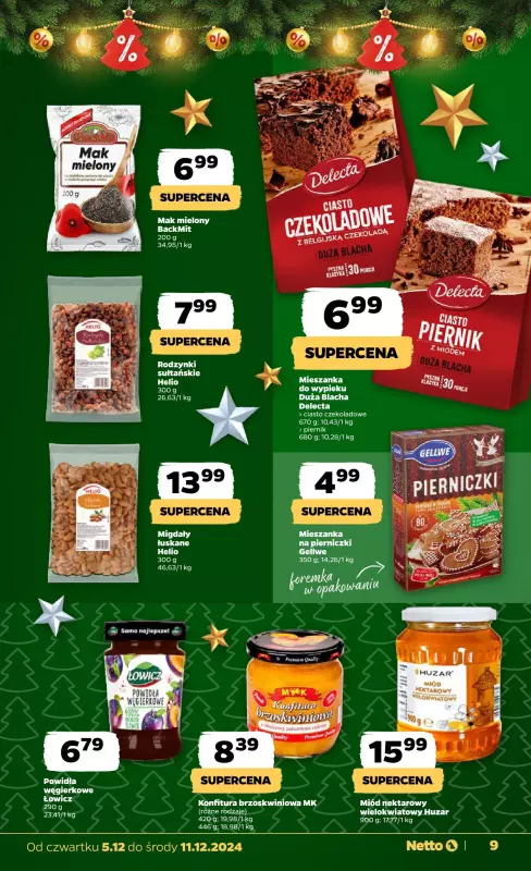 Netto - gazetka promocyjna Gazetka Spożywcza od czwartku od czwartku 05.12 do środy 11.12 - strona 9