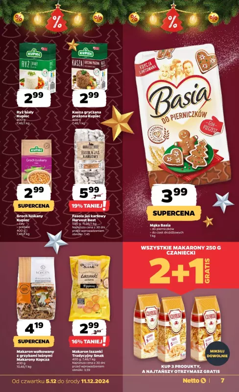 Netto - gazetka promocyjna Gazetka Spożywcza od czwartku od czwartku 05.12 do środy 11.12 - strona 7