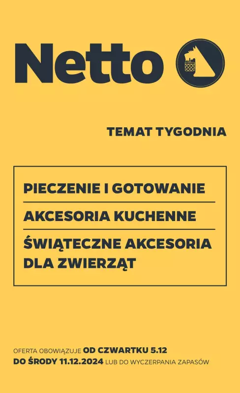 Netto - gazetka promocyjna Gazetka Non Food od czwartku 05.12 do środy 11.12