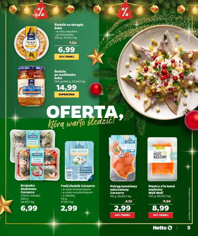 Netto - gazetka promocyjna Katalog Świąteczny od piątku 06.12 do wtorku 24.12 - strona 5