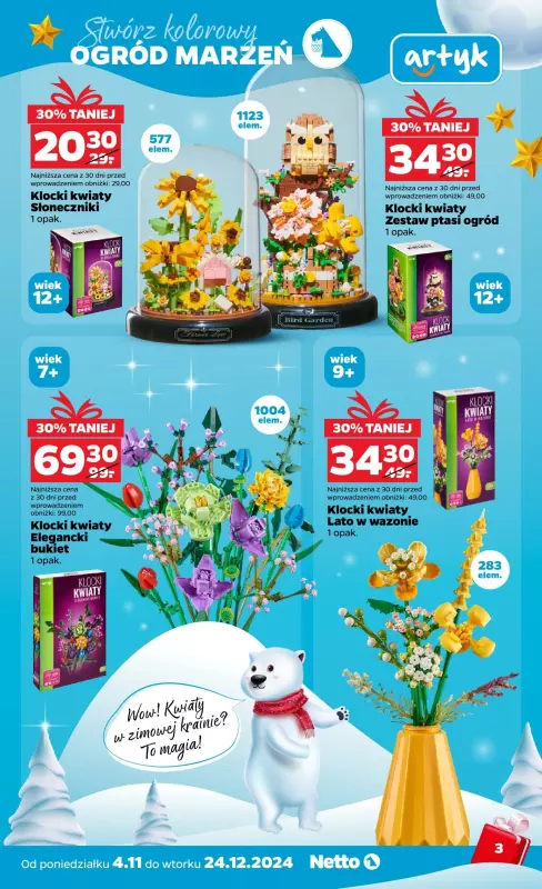 Netto - gazetka promocyjna Katalog Zabawki- nowe, niższe ceny! od poniedziałku 04.11 do poniedziałku 23.12 - strona 3