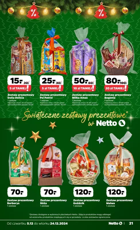 Netto - gazetka promocyjna Gazetka Spożywcza od poniedziałku 16.12 do niedzieli 22.12 - strona 21