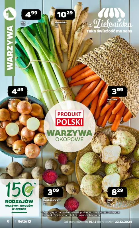 Netto - gazetka promocyjna Gazetka Spożywcza od poniedziałku 16.12 do niedzieli 22.12 - strona 6