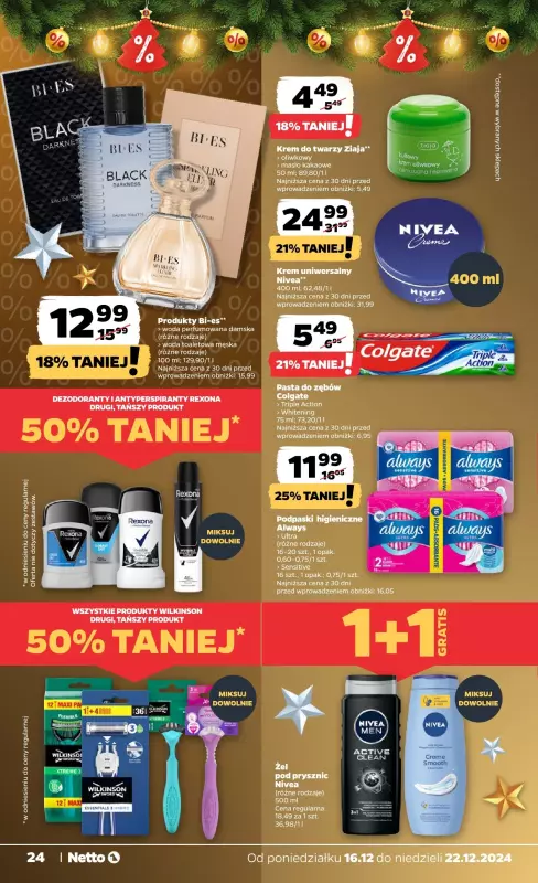 Netto - gazetka promocyjna Gazetka Spożywcza od poniedziałku 16.12 do niedzieli 22.12 - strona 24