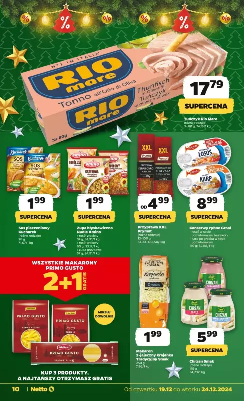 Netto - gazetka promocyjna Gazetka Spożywcza od czwartku 19.12 do wtorku 24.12 - strona 10