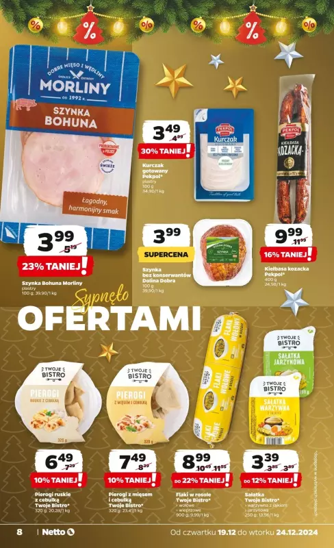 Netto - gazetka promocyjna Gazetka Spożywcza od czwartku 19.12 do wtorku 24.12 - strona 8