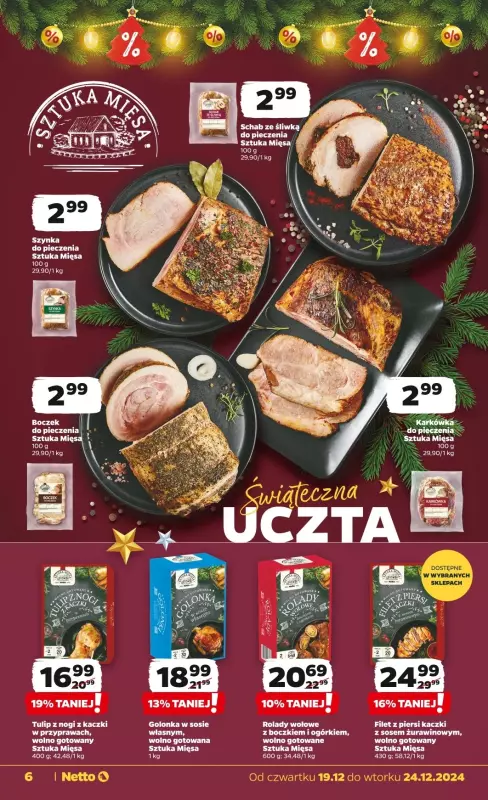 Netto - gazetka promocyjna Gazetka Spożywcza od czwartku 19.12 do wtorku 24.12 - strona 6