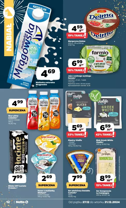 Netto - gazetka promocyjna Gazetka Spożywcza od piątku 27.12 do wtorku 31.12 - strona 12