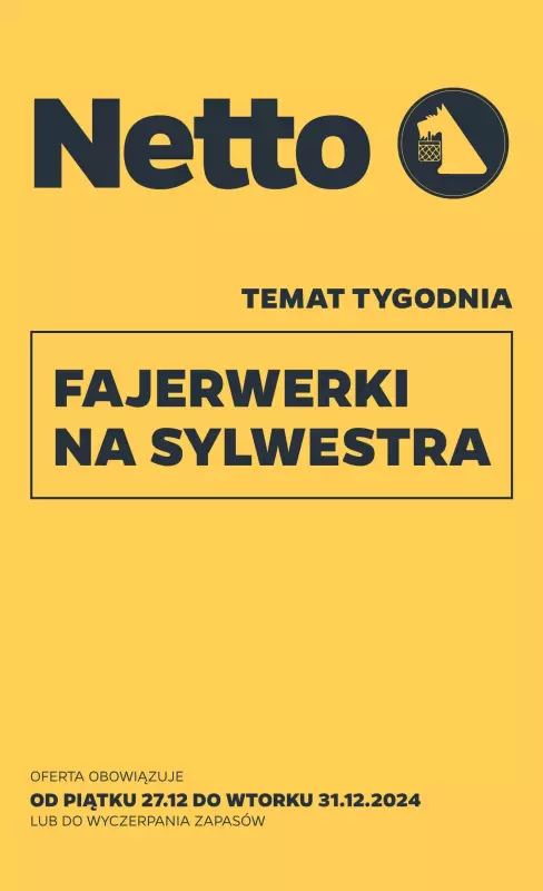 Netto - gazetka promocyjna Gazetka Non Food od piątku 27.12 do wtorku 31.12