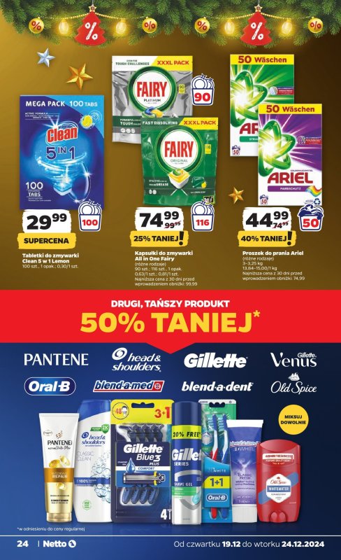 Netto - gazetka promocyjna Gazetka Spożywcza od czwartku 19.12 do wtorku 24.12 - strona 24