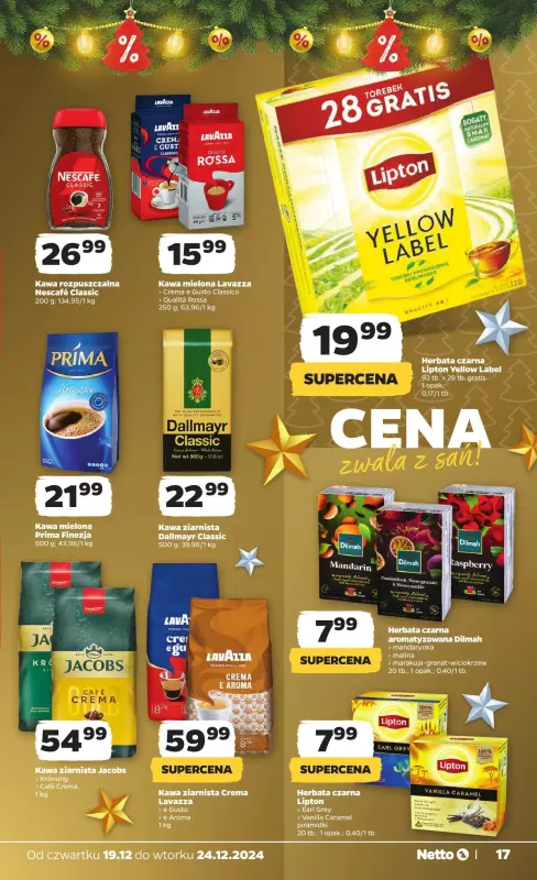 Netto - gazetka promocyjna Gazetka Spożywcza od czwartku 19.12 do wtorku 24.12 - strona 17