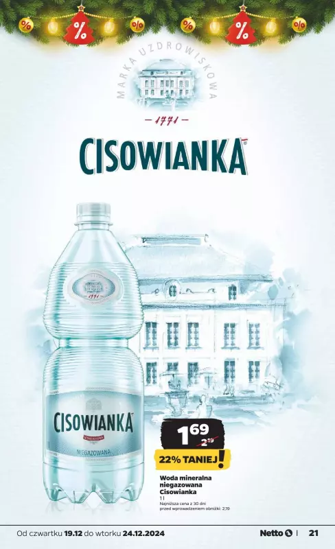 Netto - gazetka promocyjna Gazetka Spożywcza od czwartku 19.12 do wtorku 24.12 - strona 21