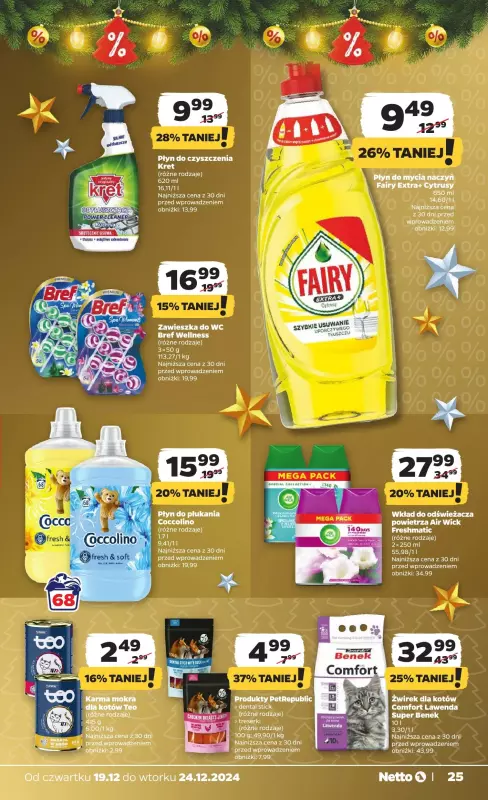 Netto - gazetka promocyjna Gazetka Spożywcza od czwartku 19.12 do wtorku 24.12 - strona 25