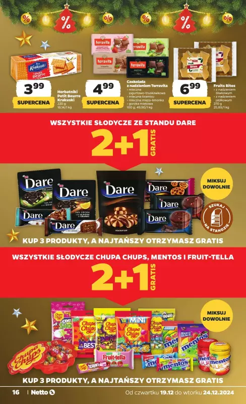 Netto - gazetka promocyjna Gazetka Spożywcza od czwartku 19.12 do wtorku 24.12 - strona 16