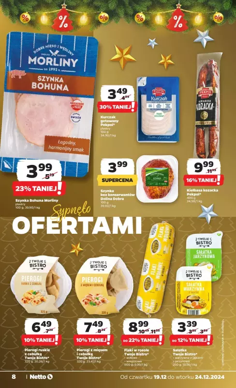 Netto - gazetka promocyjna Gazetka Spożywcza od czwartku 19.12 do wtorku 24.12 - strona 8