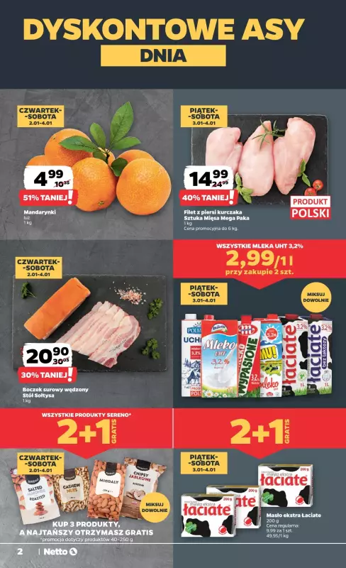 Netto - gazetka promocyjna Gazetka Spożywcza od czwartku 02.01 do środy 08.01 - strona 2