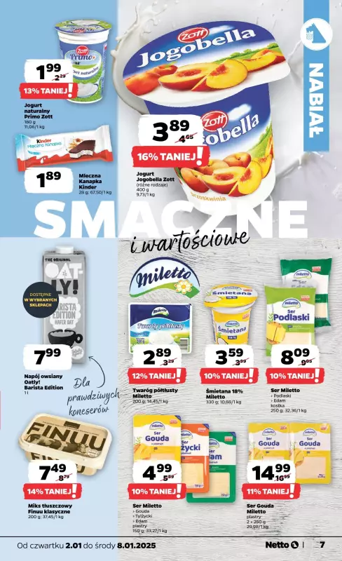 Netto - gazetka promocyjna Gazetka Spożywcza od czwartku 02.01 do środy 08.01 - strona 7