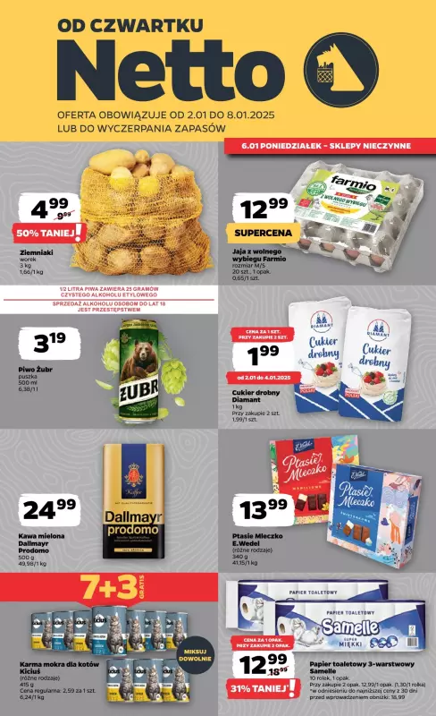 Netto - gazetka promocyjna Gazetka Spożywcza  