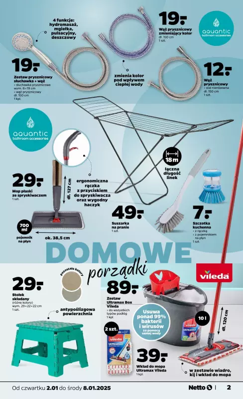 Netto - gazetka promocyjna Gazetka Non Food od czwartku 02.01 do środy 08.01 - strona 3