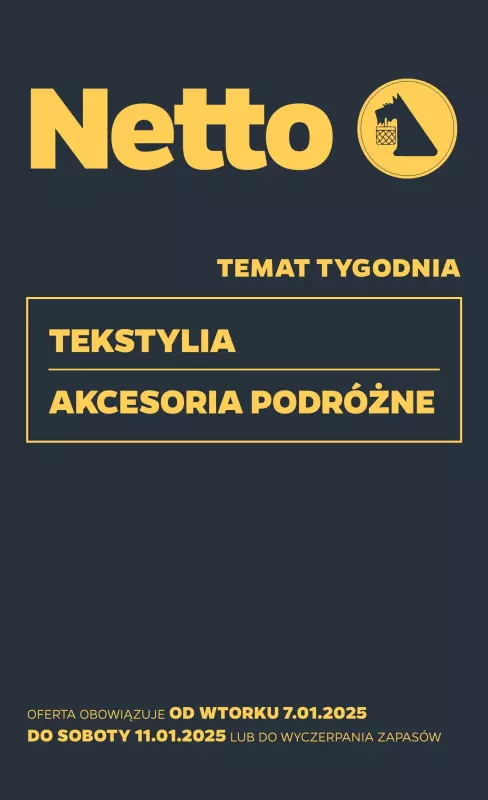 Netto - gazetka promocyjna Gazetka Non Food od wtorku 07.01 do soboty 11.01