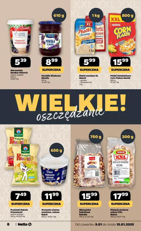 Netto - gazetka promocyjna Gazetka Spożywcza od czwartku 09.01 do środy 15.01 - strona 8