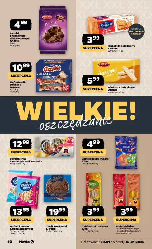 Netto - gazetka promocyjna Gazetka Spożywcza od czwartku 09.01 do środy 15.01 - strona 10