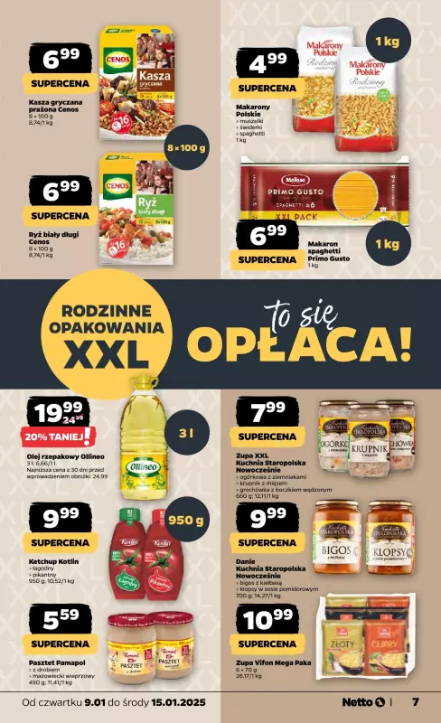 Netto - gazetka promocyjna Gazetka Spożywcza od czwartku 09.01 do środy 15.01 - strona 7