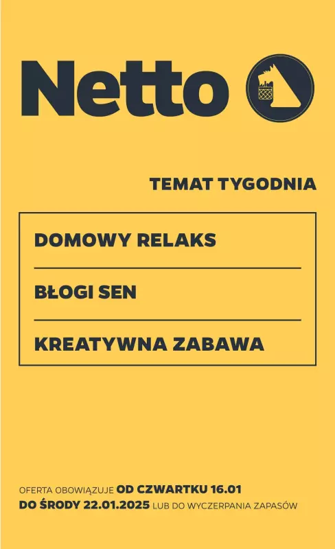 Netto - gazetka promocyjna Gazetka Non Food od czwartku 16.01 do środy 22.01