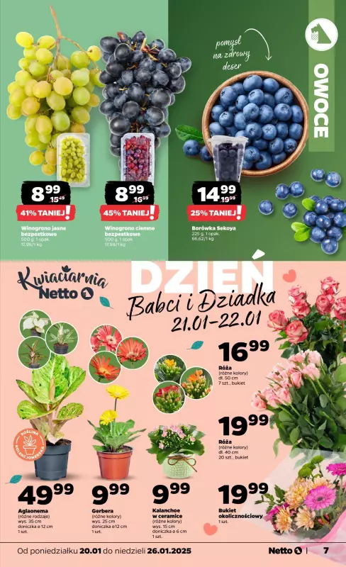 Netto - gazetka promocyjna Gazetka Spożywcza od poniedziałku 20.01 do niedzieli 26.01 - strona 7