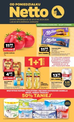 Netto - gazetka promocyjna Gazetka Spożywcza od poniedziałku 20.01 do niedzieli 26.01