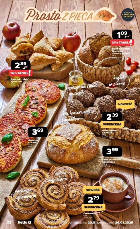 Netto - gazetka promocyjna Gazetka Spożywcza od poniedziałku 20.01 do niedzieli 26.01 - strona 22