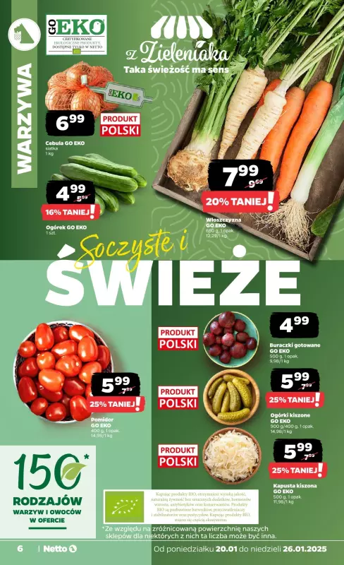 Netto - gazetka promocyjna Gazetka Spożywcza od poniedziałku 20.01 do niedzieli 26.01 - strona 6