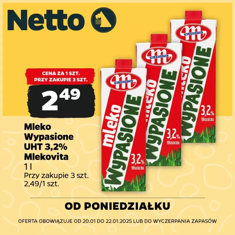 Netto - gazetka promocyjna Bomba cenowa! od poniedziałku 20.01 do środy 22.01