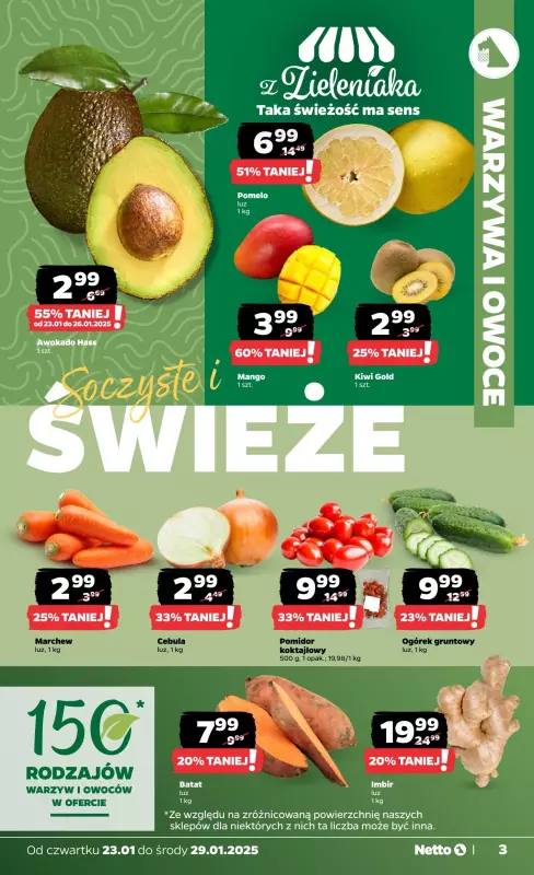 Netto - gazetka promocyjna Gazetka Spożywcza od czwartku 23.01 do środy 29.01 - strona 3