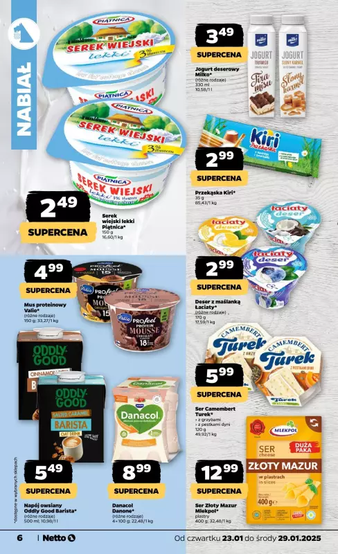 Netto - gazetka promocyjna Gazetka Spożywcza od czwartku 23.01 do środy 29.01 - strona 6