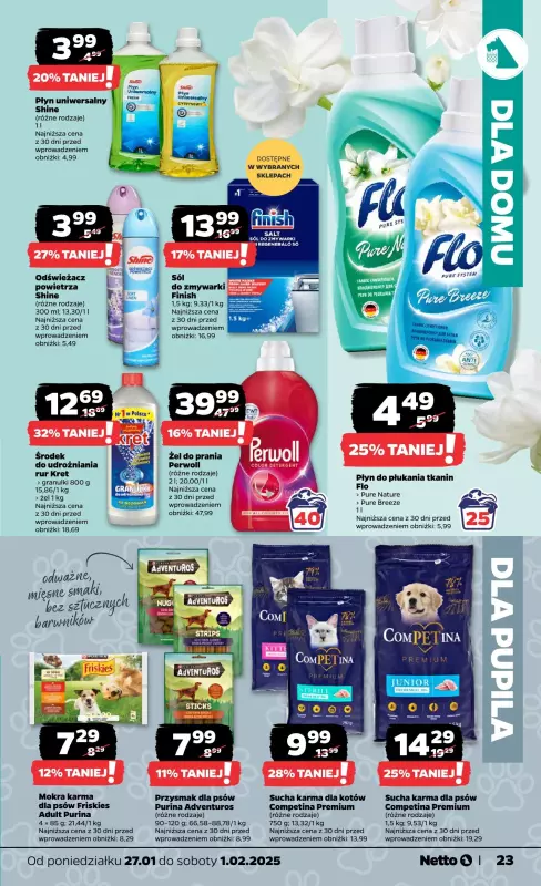 Netto - gazetka promocyjna Gazetka Spożywcza od poniedziałku 27.01 do soboty 01.02 - strona 23