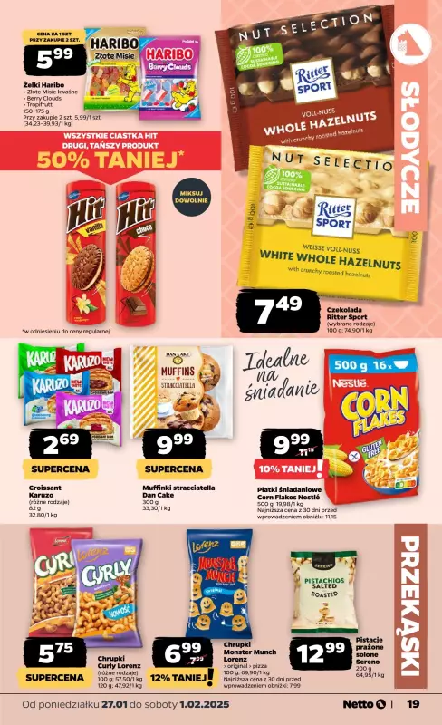 Netto - gazetka promocyjna Gazetka Spożywcza od poniedziałku 27.01 do soboty 01.02 - strona 19