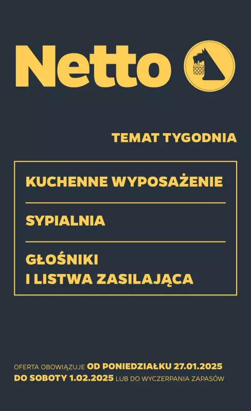 Netto - gazetka promocyjna Gazetka Non Food od poniedziałku 27.01 do soboty 01.02