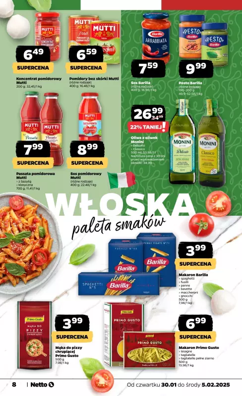 Netto - gazetka promocyjna Gazetka Spożywcza od czwartku 30.01 do środy 05.02 - strona 8