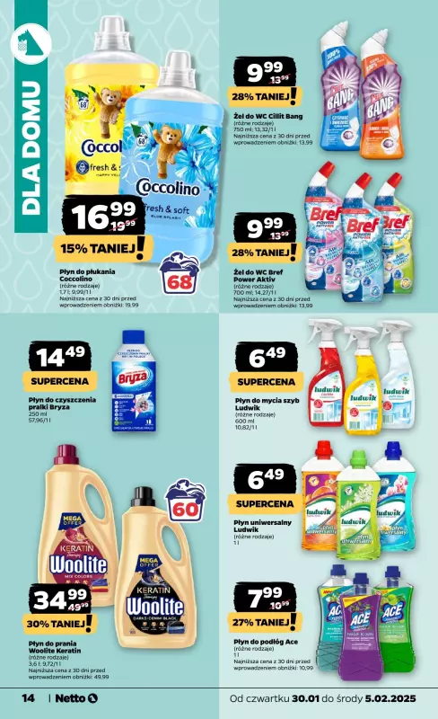 Netto - gazetka promocyjna Gazetka Spożywcza od czwartku 30.01 do środy 05.02 - strona 14