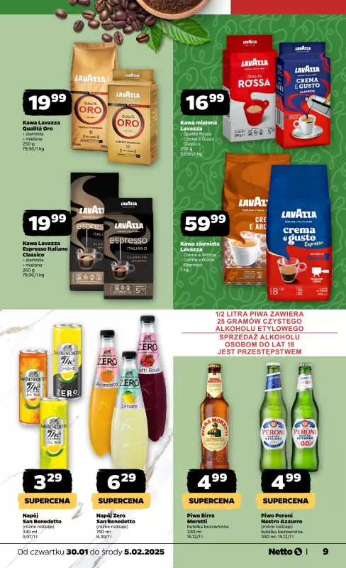 Netto - gazetka promocyjna Gazetka Spożywcza od czwartku 30.01 do środy 05.02 - strona 9