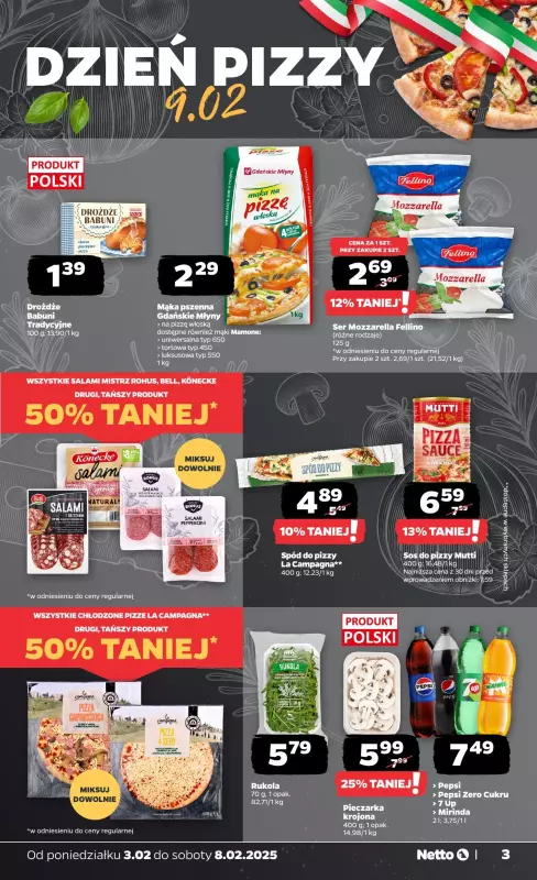 Netto - gazetka promocyjna Gazetka Spożywcza od poniedziałku 03.02 do soboty 08.02 - strona 3