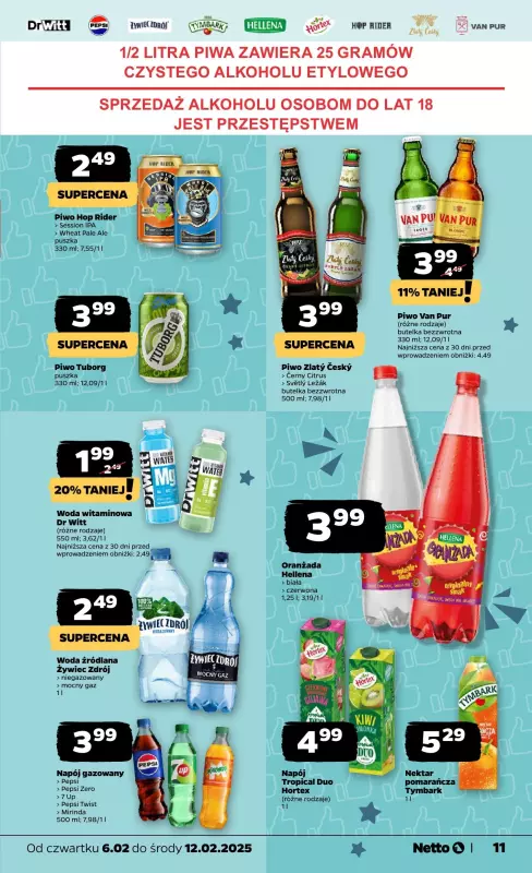 Netto - gazetka promocyjna Gazetka Spożywcza od czwartku 06.02 do środy 12.02 - strona 11