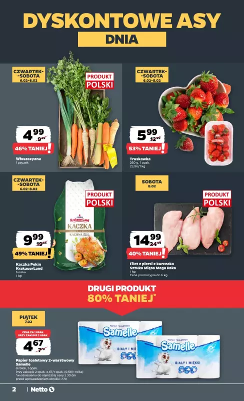 Netto - gazetka promocyjna Gazetka Spożywcza od czwartku 06.02 do środy 12.02 - strona 2