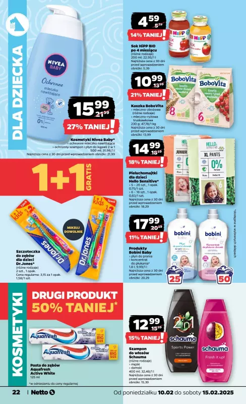 Netto - gazetka promocyjna Gazetka Spożywcza od poniedziałku 10.02 do soboty 15.02 - strona 22