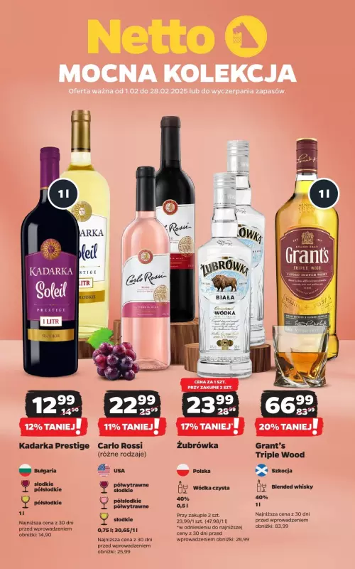 Netto - gazetka promocyjna Mocna Kolekcja od czwartku 06.02 do piątku 28.02